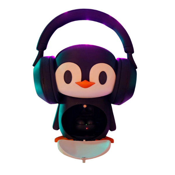 Estand Auriculares Pingüino